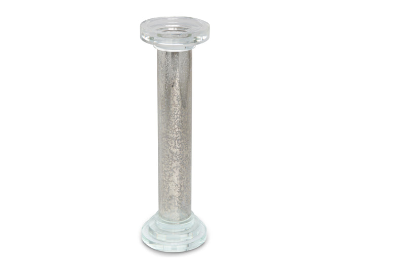 AICO Montreal Glass Cylinder Candle Holder w/Crystal Accents, Large FS-MNTRL158L-PK6 image