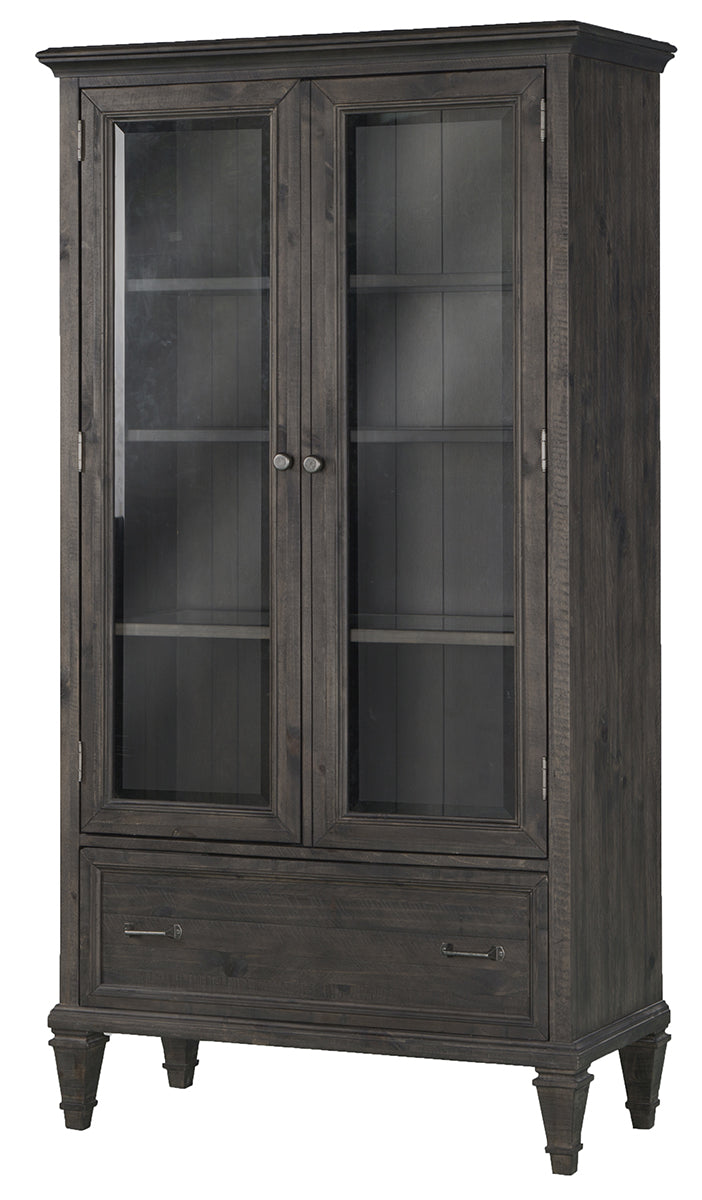 Magnussen Sutton Place Door Bookcase in Weathered Charcoal H3612-22 image