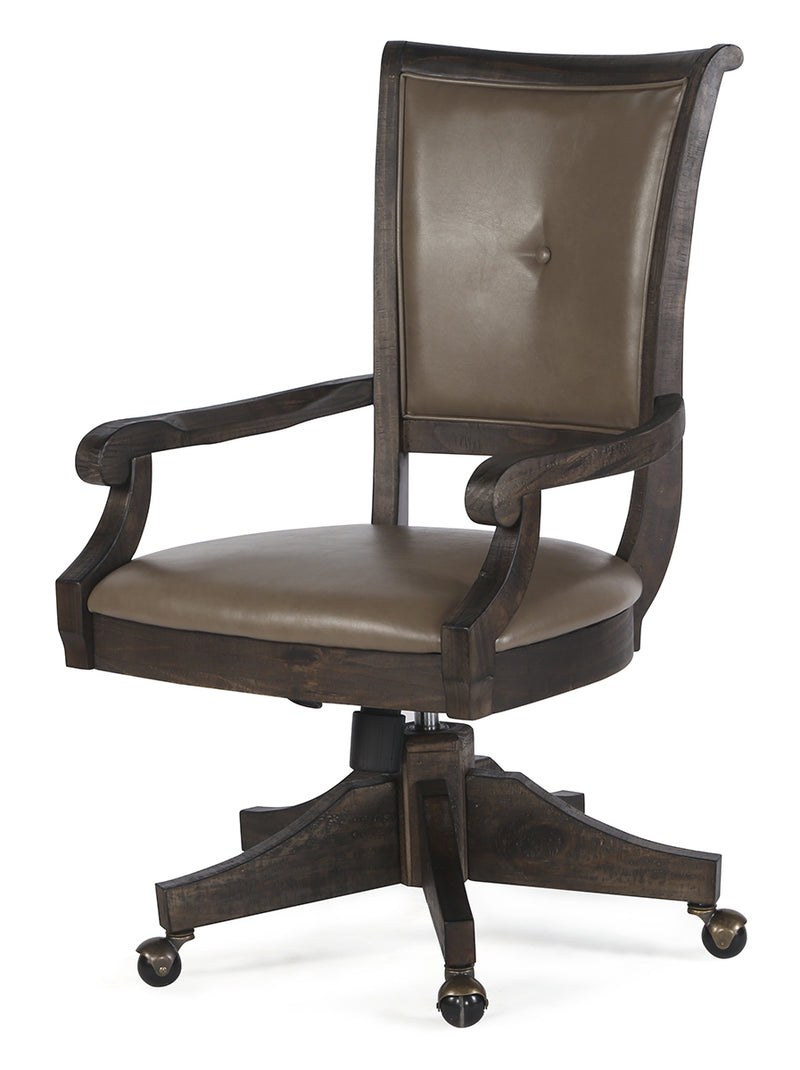 Magnussen Sutton Place Fully Upholstered Swivel Chair in Weathered Charcoal H3612-82 image
