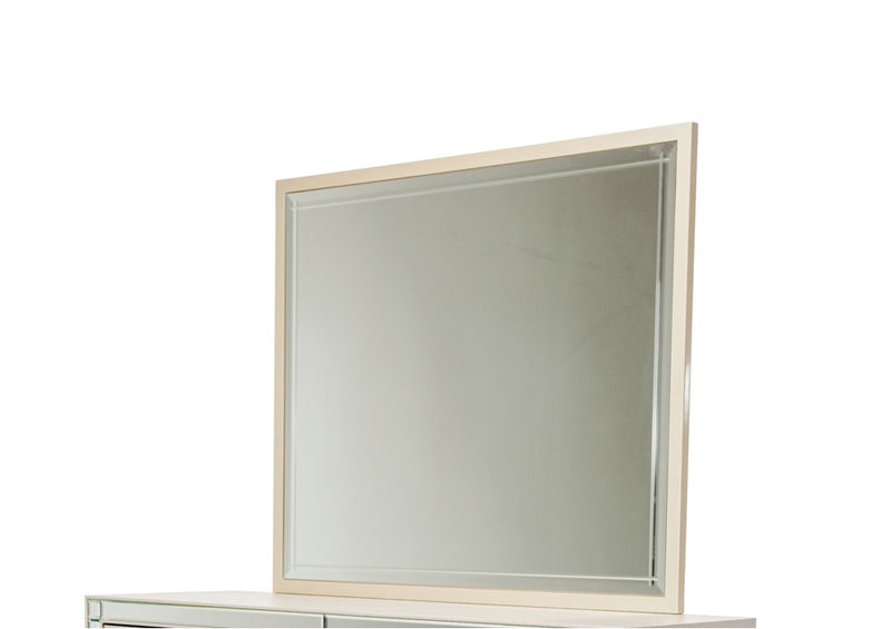 AICO Hollywood Loft Rectangular Dresser Mirror in Frost 9001660-08 image