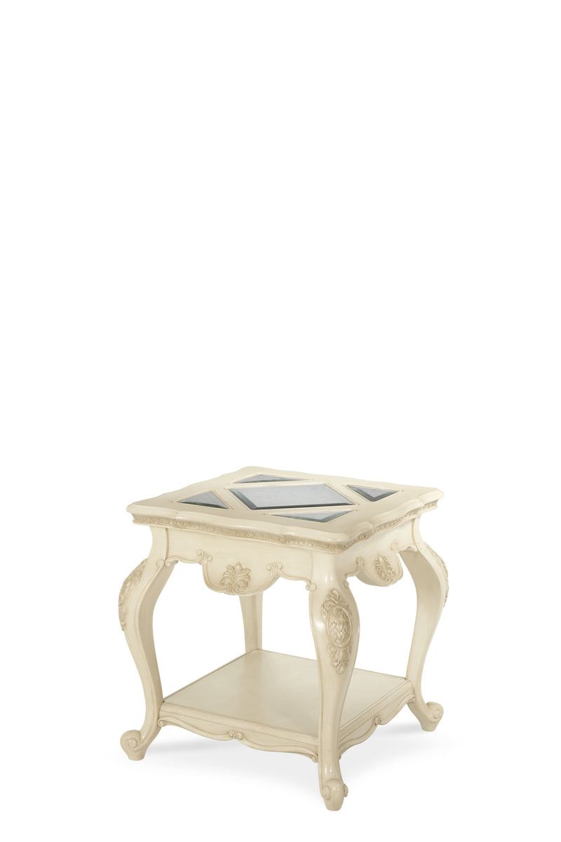 AICO Lavelle End Table in Blanc 54202-04 image