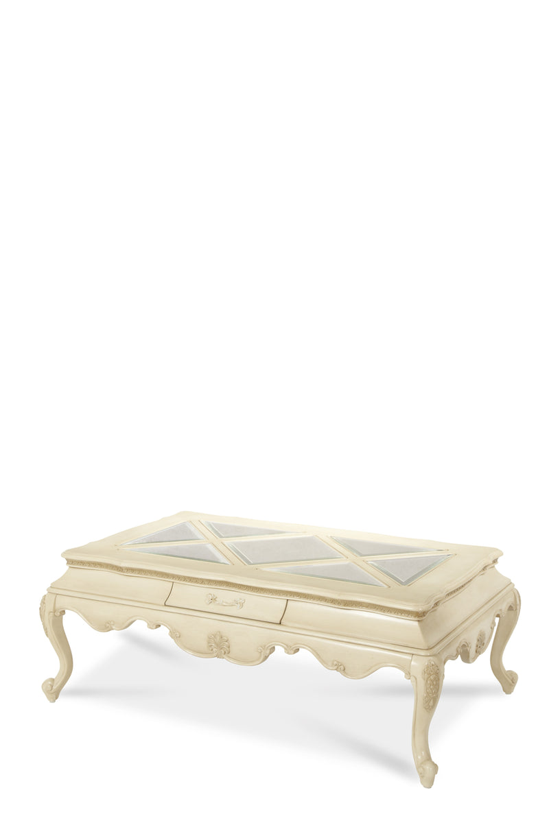 AICO Lavelle Rectangular Cocktail Table in Blanc 54201-04 image