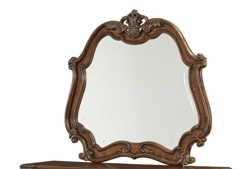 AICO Lavelle Melange Dresser Mirror in Warm Brown 54060-34 CLOSEOUT image