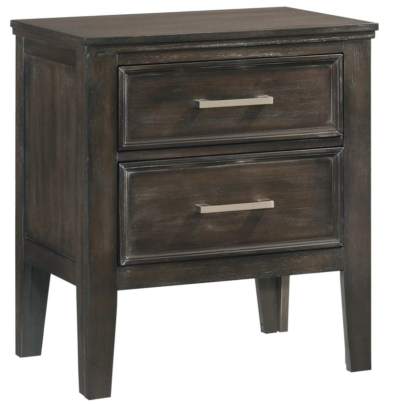 New Classic Furniture Andover 2 Drawer  Nightstand  in Nutmeg B677B-040 image