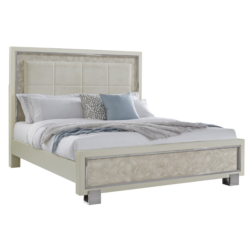 Pulaski Cydney California King Upholstered Panel Bed in Painted image