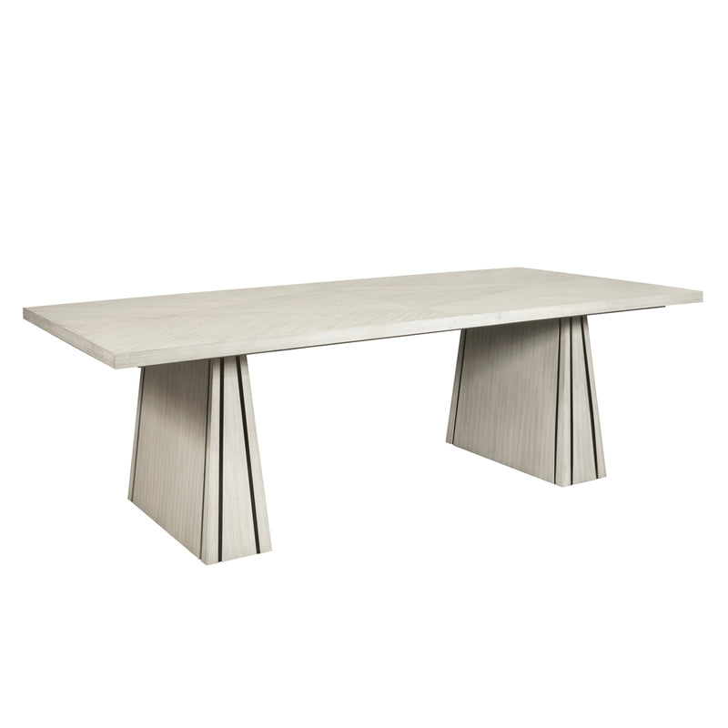 Pulaski District 3 92" Rectangular Dining Table in White image