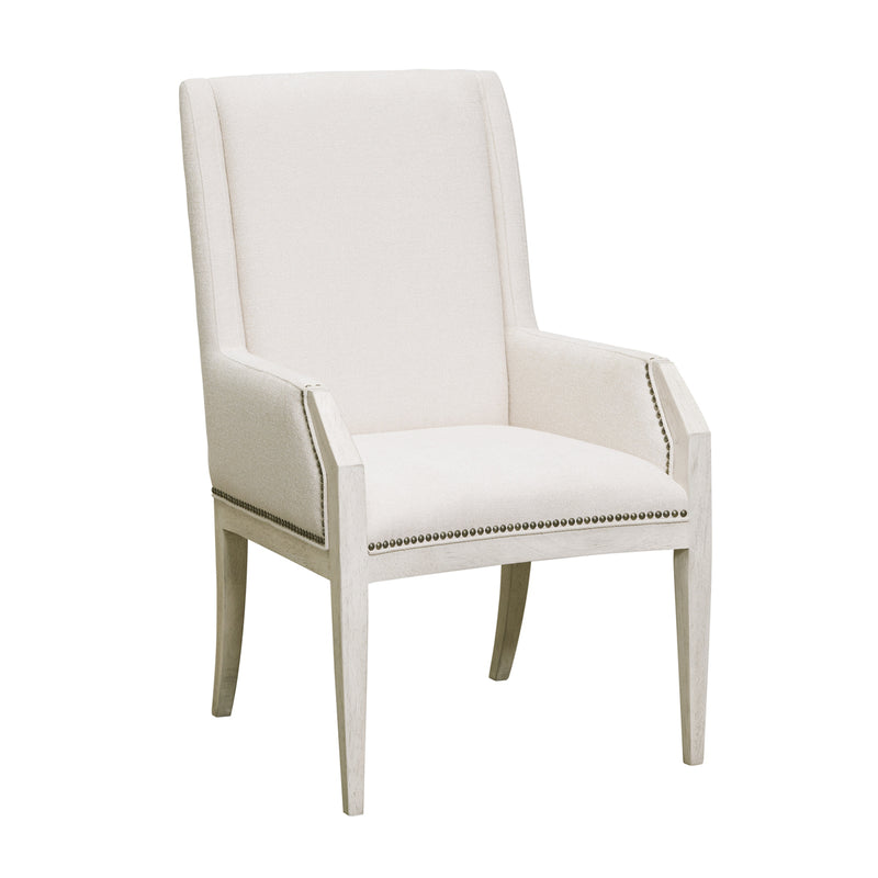 Pulaski District 3 Upholstered Arm Chair (Set of 2) in White P151276 image