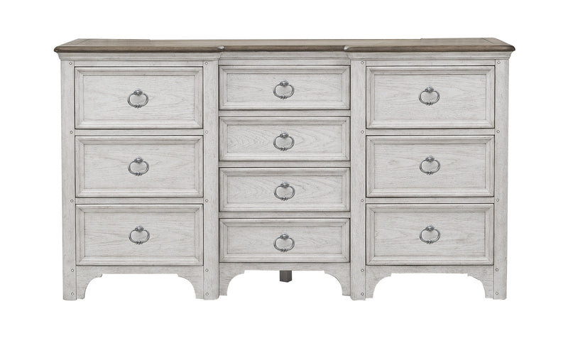 Pulaski Glendale Estates Dresser in White P166100 image
