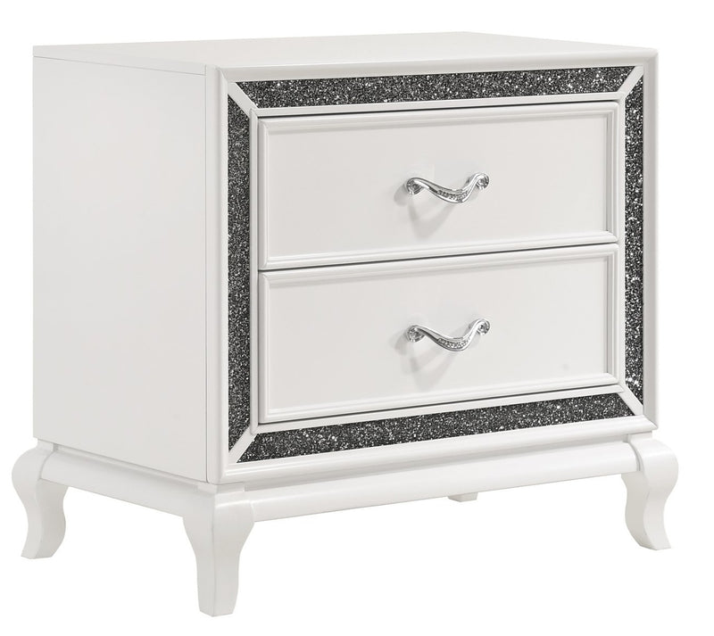 New Classic Furniture Park Imperial 2 Drawer Nightstand in White B0931W-040 image