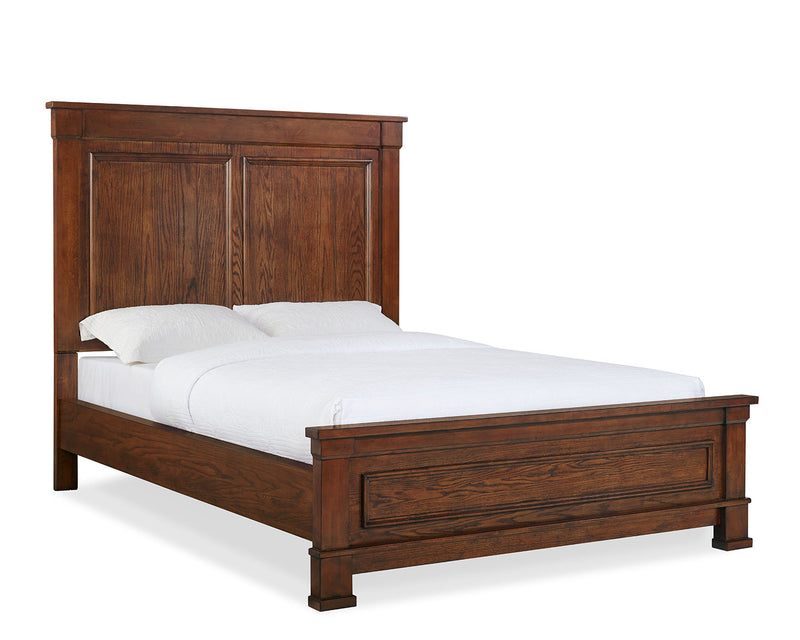 New Classic Furniture Providence California King Panel Bed in Dark Oak B642-110;B642-120;B642-230 image