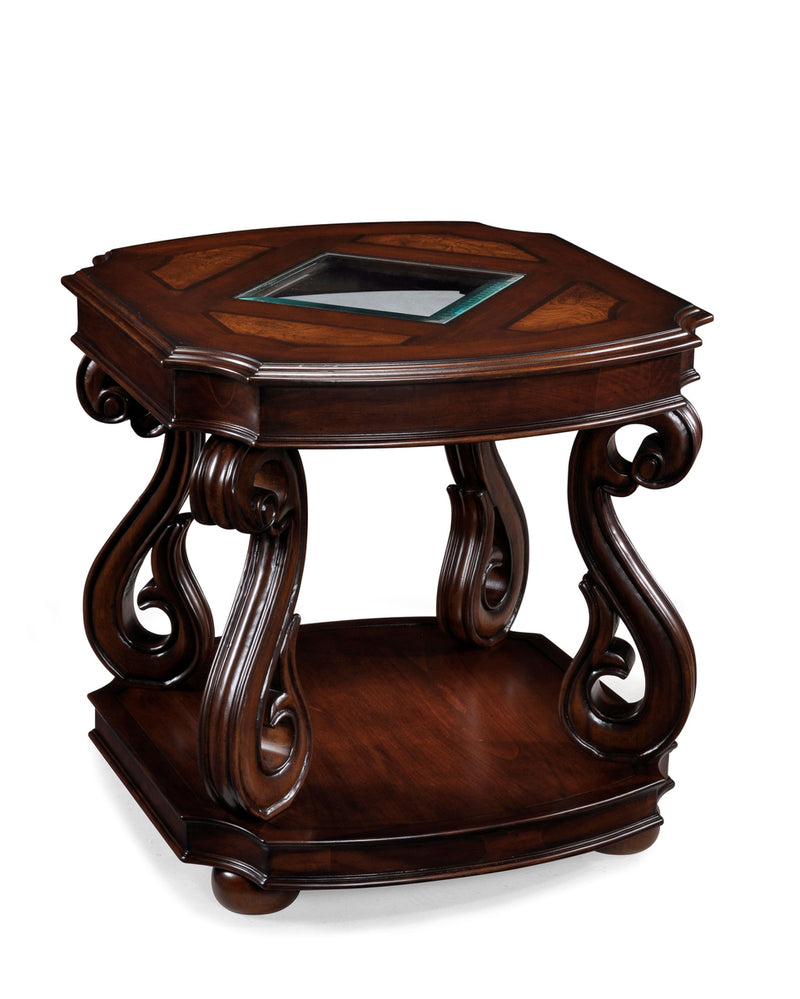Magnussen Furniture Harcourt Rectangular End Table in Cherry T1648-03 image