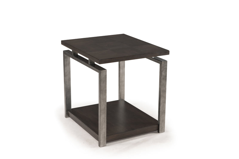 Magnussen Furniture Alton Rectangular End Table in Platinum Charcoal T2535-03 image
