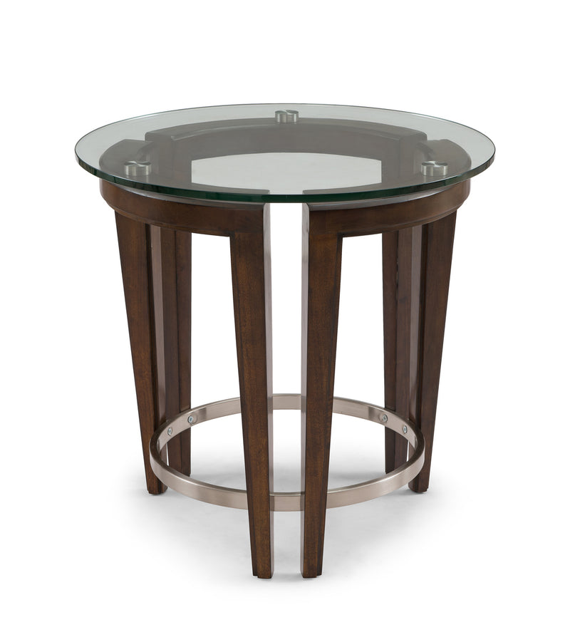 Magnussen Furniture Carmen Round End Table in Hazelnut T3110-05 image