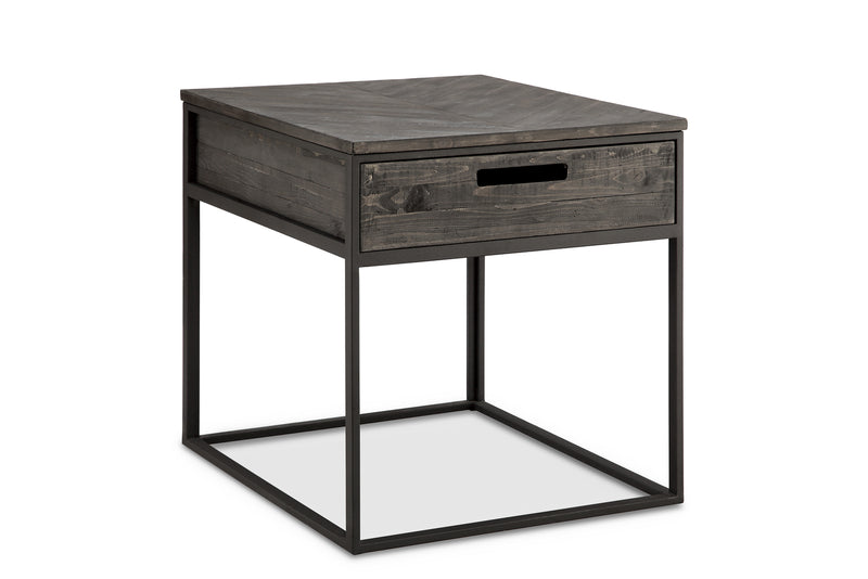 Magnussen Furniture Claremont Rectangular End Table in Weathered Charcoal T4034-03 image