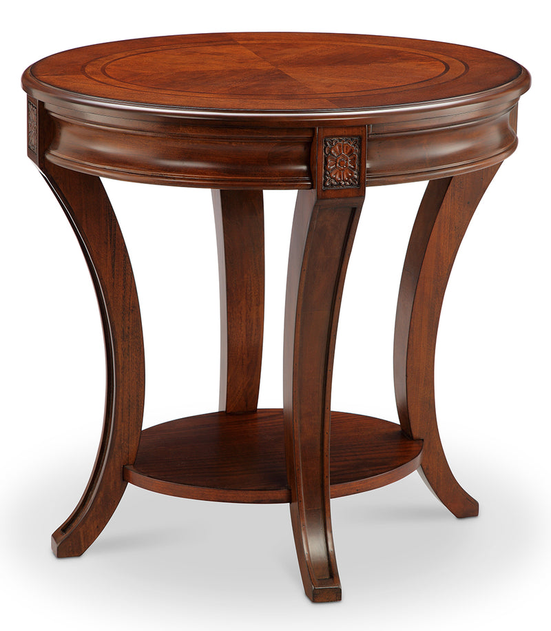 Magnussen Winslet Oval End Table in Cherry T4115-07 image