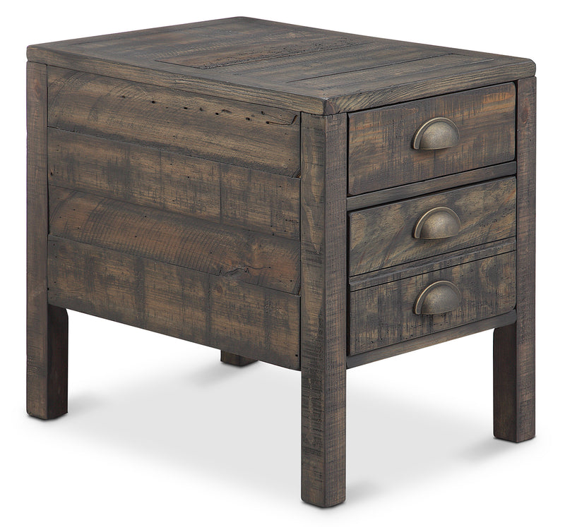 Magnussen Vernon Rectangular End Table in Weathered Bourbon T4531-03 image