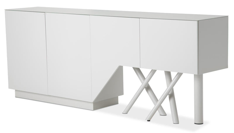 AICO Trance Rotterdam Sideboard in Off White TR-RTRDM007 image