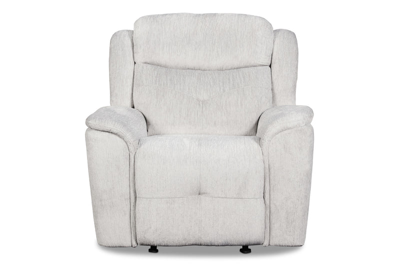 New Classic Furniture Havana Glider Recliner with Power in Cloud U1420-13P1-CLD image