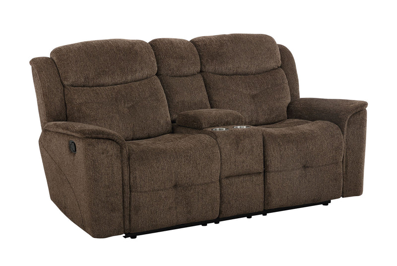 New Classic Furniture Havana Console Loveseat with Power in Latte U1420-25P1-LAT image