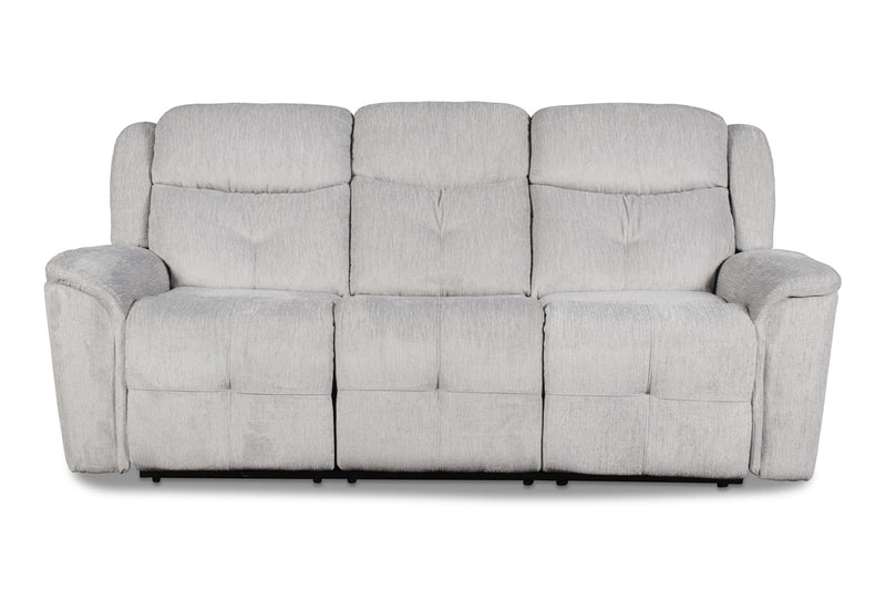 New Classic Furniture Havana Dual Recliner Sofa with Power in Cloud U1420-30P1-CLD image