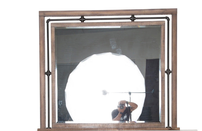 Aico Crossings Dresser Mirror in Reclaimed Barn KI-CRSG060-217 image