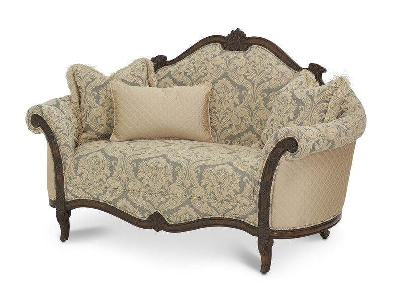 AICO Victoria Palace Wood Trim Settee 61864-DVGLD-29 CLOSEOUT image